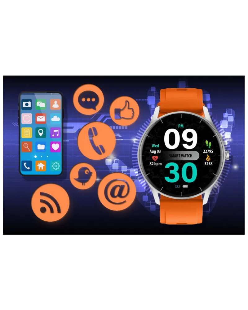 SMARTWATCH UNISEX GRAVITY GT2-8 - ROZMOWY BLUETOOTH, WŁASNE TARCZE (sg019h) SMARTWATCH UNISEX GRAVITY GT2-8 - ROZMOWY BLUETOOTH, WŁASNE TARCZE (sg019h)
