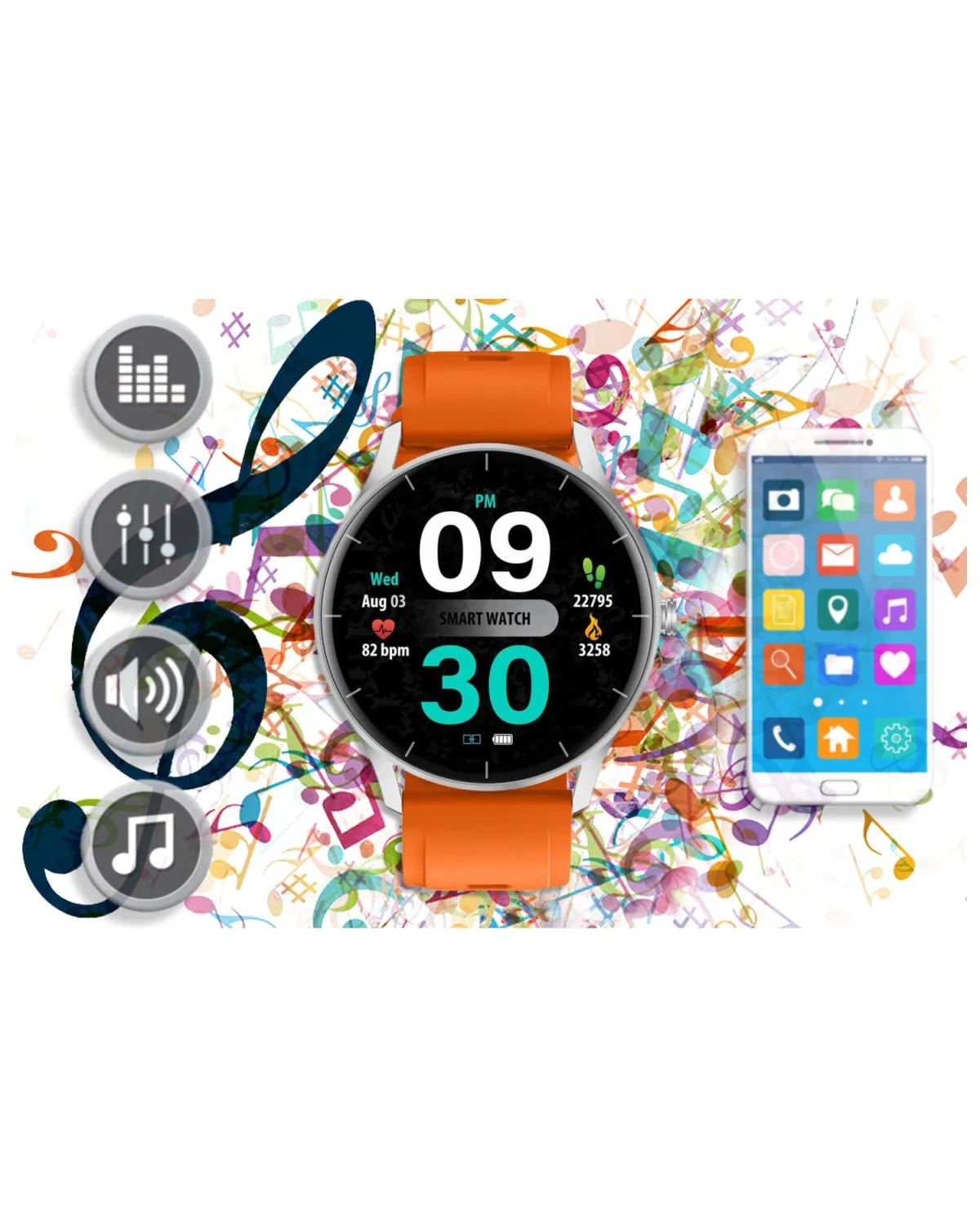 SMARTWATCH UNISEX GRAVITY GT2-8 - ROZMOWY BLUETOOTH, WŁASNE TARCZE (sg019h) SMARTWATCH UNISEX GRAVITY GT2-8 - ROZMOWY BLUETOOTH, WŁASNE TARCZE (sg019h)