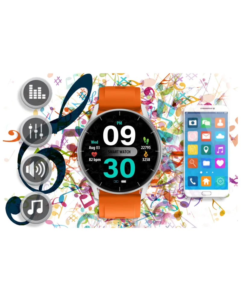 SMARTWATCH UNISEX GRAVITY GT2-8 - ROZMOWY BLUETOOTH, WŁASNE TARCZE (sg019h) SMARTWATCH UNISEX GRAVITY GT2-8 - ROZMOWY BLUETOOTH, WŁASNE TARCZE (sg019h)
