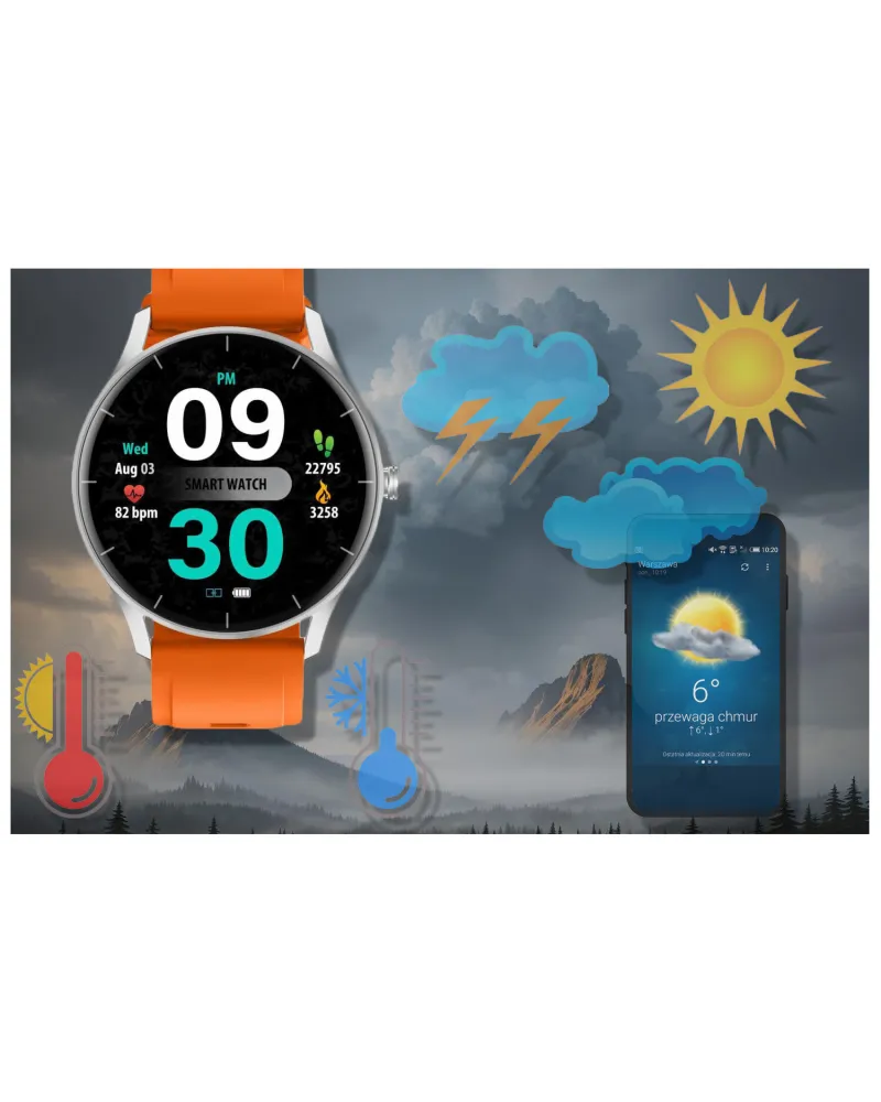 SMARTWATCH UNISEX GRAVITY GT2-8 - ROZMOWY BLUETOOTH, WŁASNE TARCZE (sg019h) SMARTWATCH UNISEX GRAVITY GT2-8 - ROZMOWY BLUETOOTH, WŁASNE TARCZE (sg019h)
