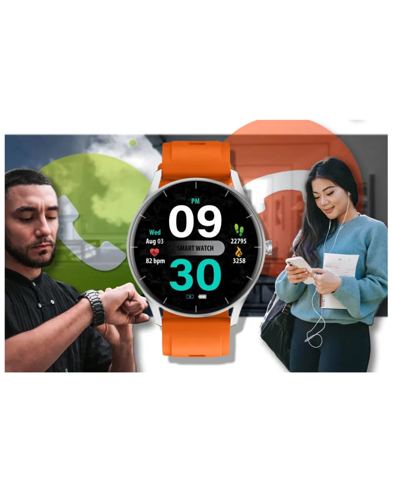 SMARTWATCH UNISEX GRAVITY GT2-8 - ROZMOWY BLUETOOTH, WŁASNE TARCZE (sg019h) SMARTWATCH UNISEX GRAVITY GT2-8 - ROZMOWY BLUETOOTH, WŁASNE TARCZE (sg019h)