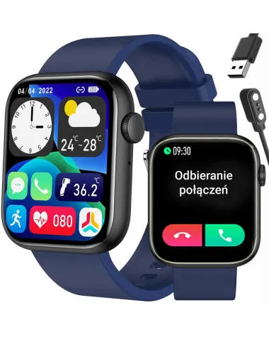 SMARTWATCH UNISEX GRAVITY GT3-5 - ROZMOWY BLUETOOTH, WŁASNE TARCZE (sg022e)