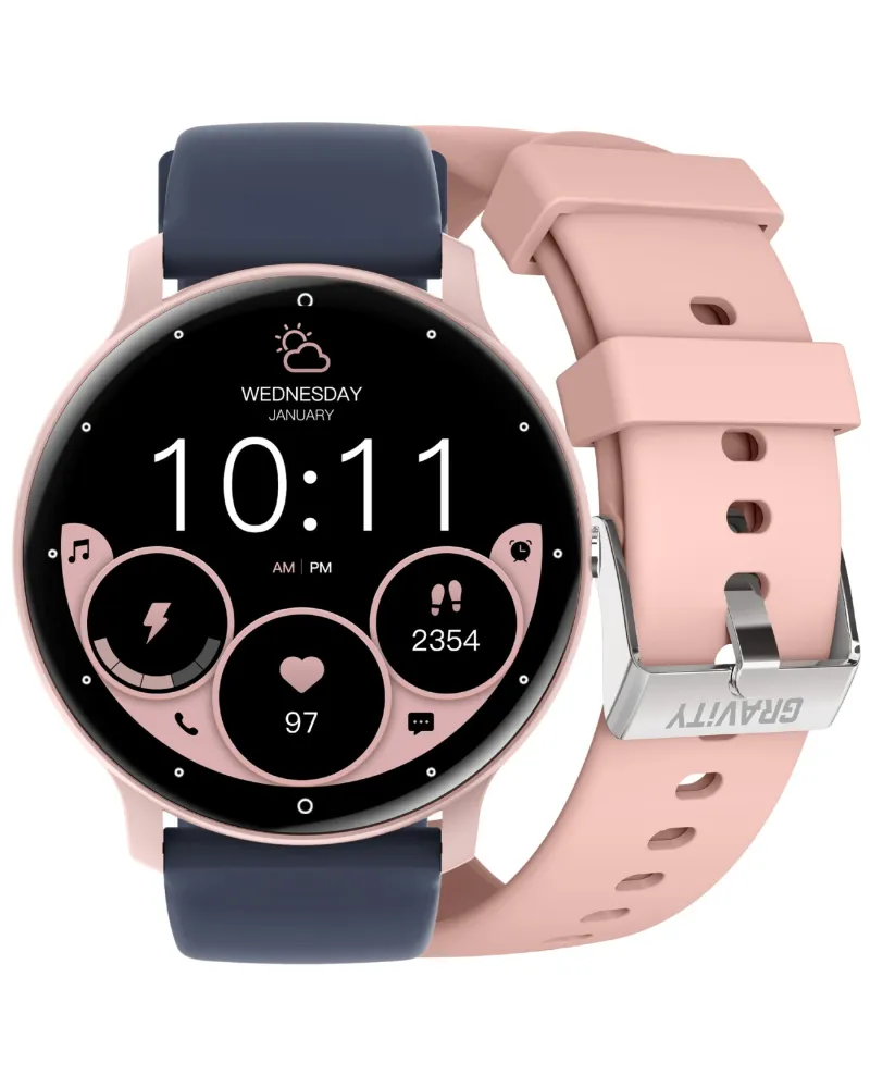 SMARTWATCH UNISEX GRAVITY GT1-7 PRO - ROZMOWY BLUETOOTH, DODATKOWY PASEK (sg027g) SMARTWATCH UNISEX GRAVITY GT1-7 PRO - ROZMOWY BLUETOOTH, DODATKOWY PASEK (sg027g)