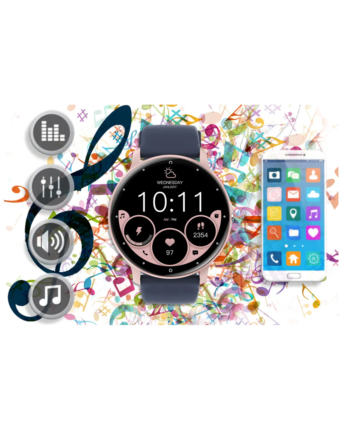 SMARTWATCH UNISEX GRAVITY GT1-7 PRO - ROZMOWY BLUETOOTH, DODATKOWY PASEK (sg027g) SMARTWATCH UNISEX GRAVITY GT1-7 PRO - ROZMOWY BLUETOOTH, DODATKOWY PASEK (sg027g)