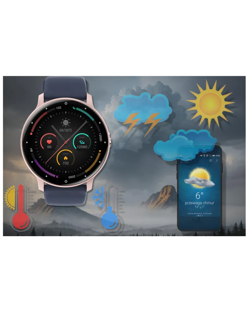 SMARTWATCH UNISEX GRAVITY GT1-7 PRO - ROZMOWY BLUETOOTH, DODATKOWY PASEK (sg027g) SMARTWATCH UNISEX GRAVITY GT1-7 PRO - ROZMOWY BLUETOOTH, DODATKOWY PASEK (sg027g)