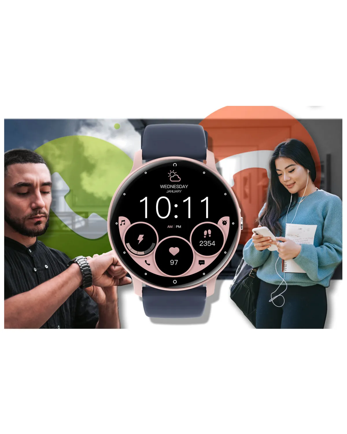 SMARTWATCH UNISEX GRAVITY GT1-7 PRO - ROZMOWY BLUETOOTH, DODATKOWY PASEK (sg027g) SMARTWATCH UNISEX GRAVITY GT1-7 PRO - ROZMOWY BLUETOOTH, DODATKOWY PASEK (sg027g)