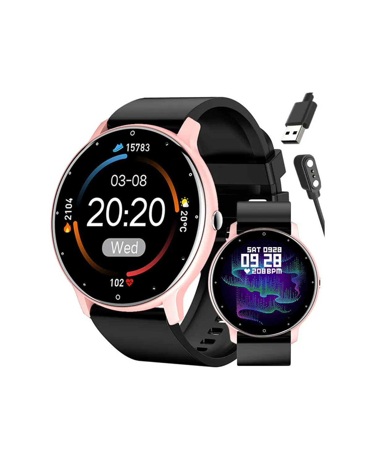 SMARTWATCH UNISEX GRAVITY GT1-2 PULSOMETR, WŁASNE TARCZE (sg015b) SMARTWATCH UNISEX GRAVITY GT1-2 PULSOMETR, WŁASNE TARCZE (sg015b)