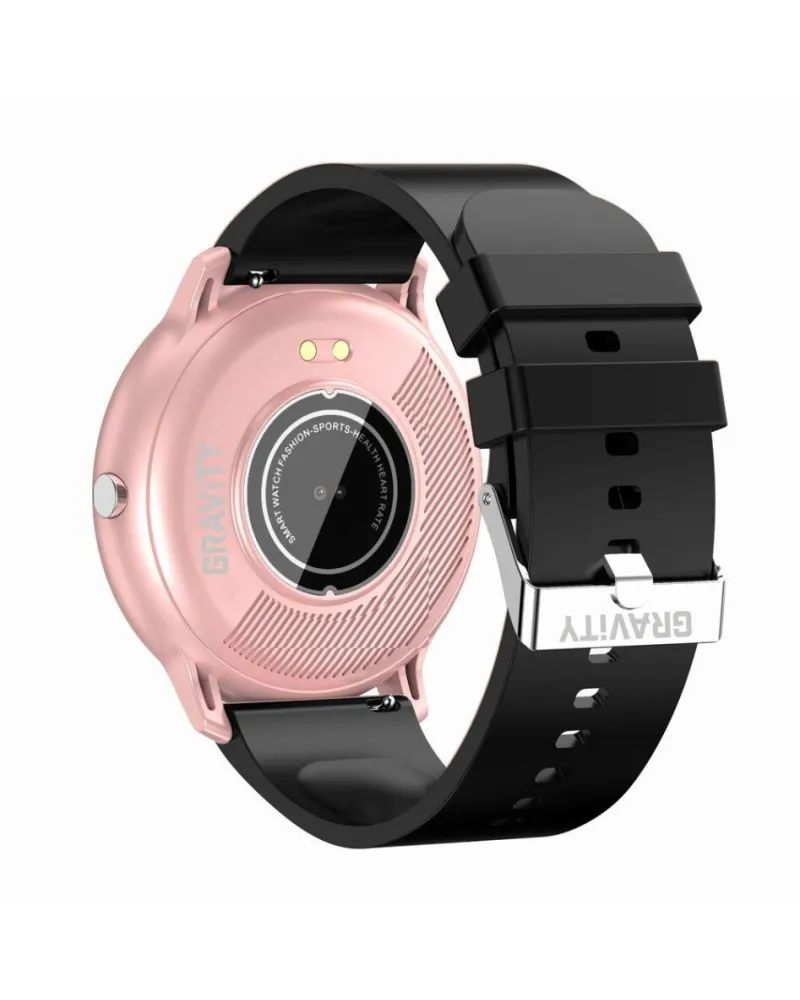 SMARTWATCH UNISEX GRAVITY GT1-2 PULSOMETR, WŁASNE TARCZE (sg015b) SMARTWATCH UNISEX GRAVITY GT1-2 PULSOMETR, WŁASNE TARCZE (sg015b)