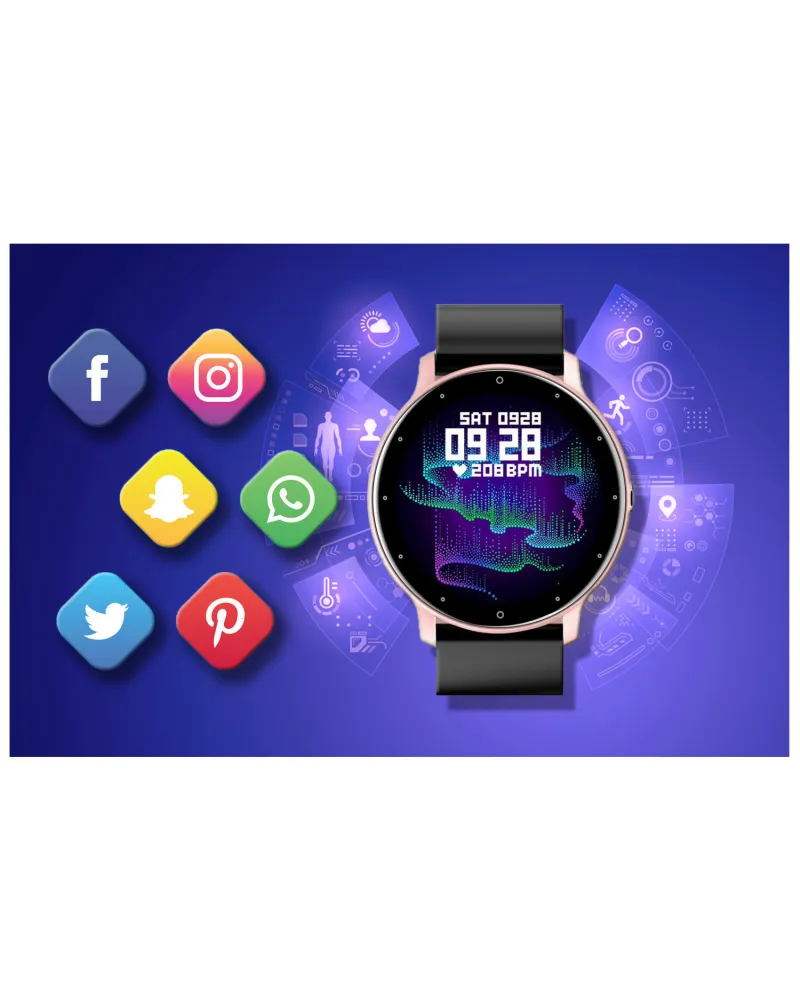 SMARTWATCH UNISEX GRAVITY GT1-2 PULSOMETR, WŁASNE TARCZE (sg015b) SMARTWATCH UNISEX GRAVITY GT1-2 PULSOMETR, WŁASNE TARCZE (sg015b)