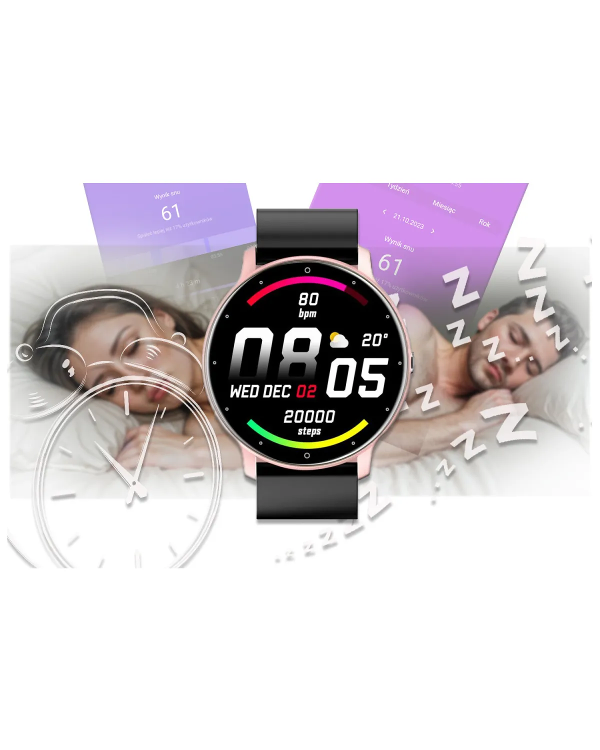 SMARTWATCH UNISEX GRAVITY GT1-2 PULSOMETR, WŁASNE TARCZE (sg015b) SMARTWATCH UNISEX GRAVITY GT1-2 PULSOMETR, WŁASNE TARCZE (sg015b)