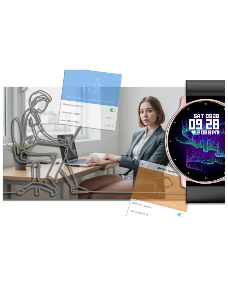 SMARTWATCH UNISEX GRAVITY GT1-2 PULSOMETR, WŁASNE TARCZE (sg015b) SMARTWATCH UNISEX GRAVITY GT1-2 PULSOMETR, WŁASNE TARCZE (sg015b)