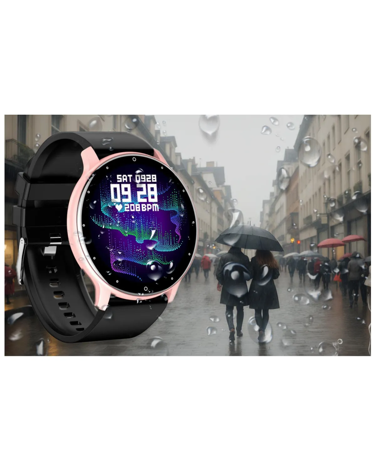 SMARTWATCH UNISEX GRAVITY GT1-2 PULSOMETR, WŁASNE TARCZE (sg015b) SMARTWATCH UNISEX GRAVITY GT1-2 PULSOMETR, WŁASNE TARCZE (sg015b)
