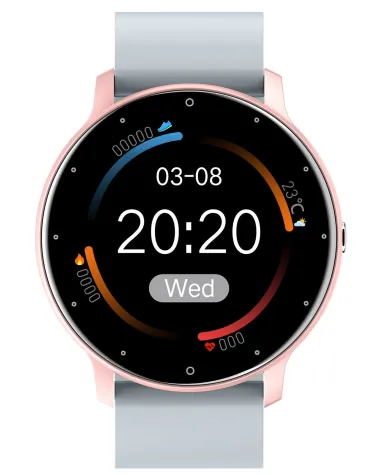 SMARTWATCH UNISEX GRAVITY GT1-8 - PULSOMETR, WŁASNE TARCZE (sg015h)