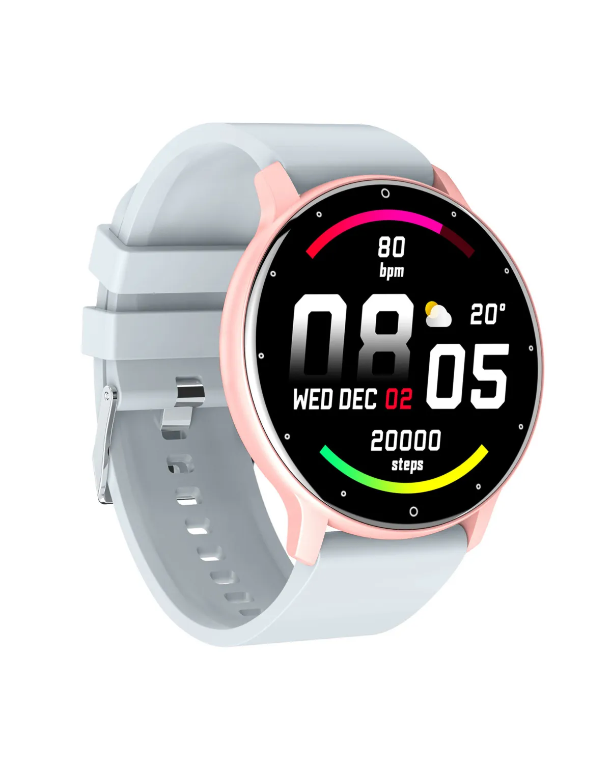 SMARTWATCH UNISEX GRAVITY GT1-8 - PULSOMETR, WŁASNE TARCZE (sg015h)