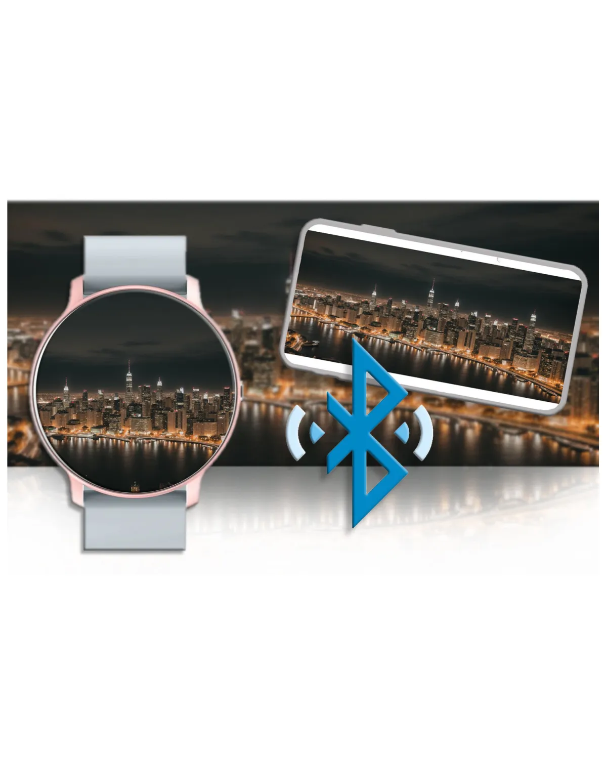 SMARTWATCH UNISEX GRAVITY GT1-8 - PULSOMETR, WŁASNE TARCZE (sg015h)