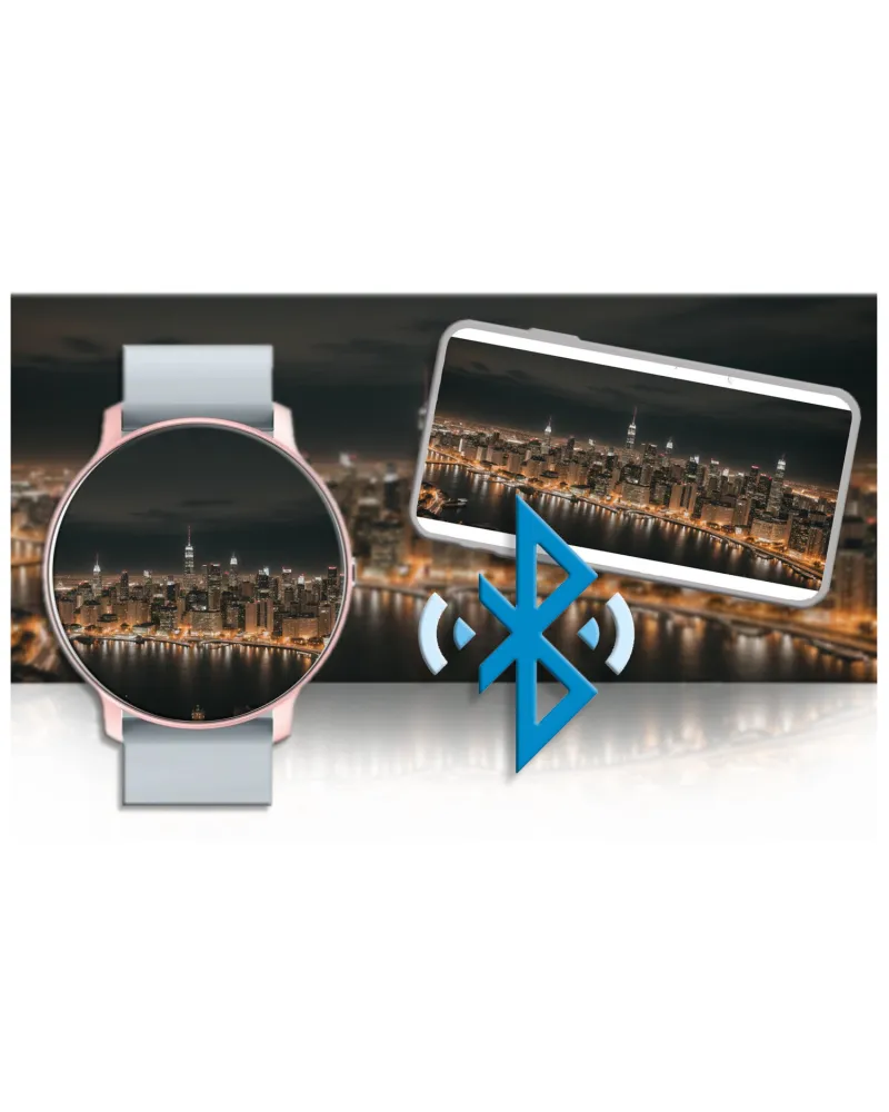 SMARTWATCH UNISEX GRAVITY GT1-8 - PULSOMETR, WŁASNE TARCZE (sg015h)