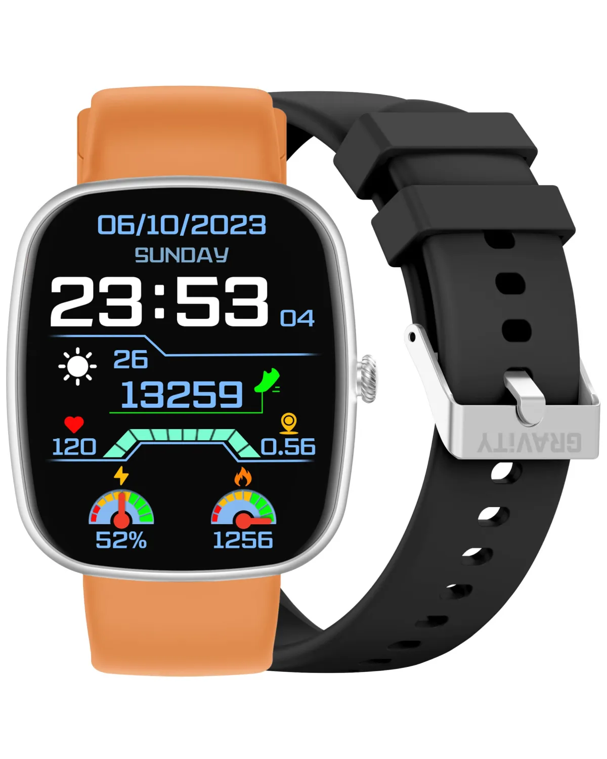 SMARTWATCH UNISEX GRAVITY GT18-4 - ROZMOWY BLUETOOTH, DODATKOWY PASEK (sg036d) SMARTWATCH UNISEX GRAVITY GT18-4 - ROZMOWY BLUETOOTH, DODATKOWY PASEK (sg036d)