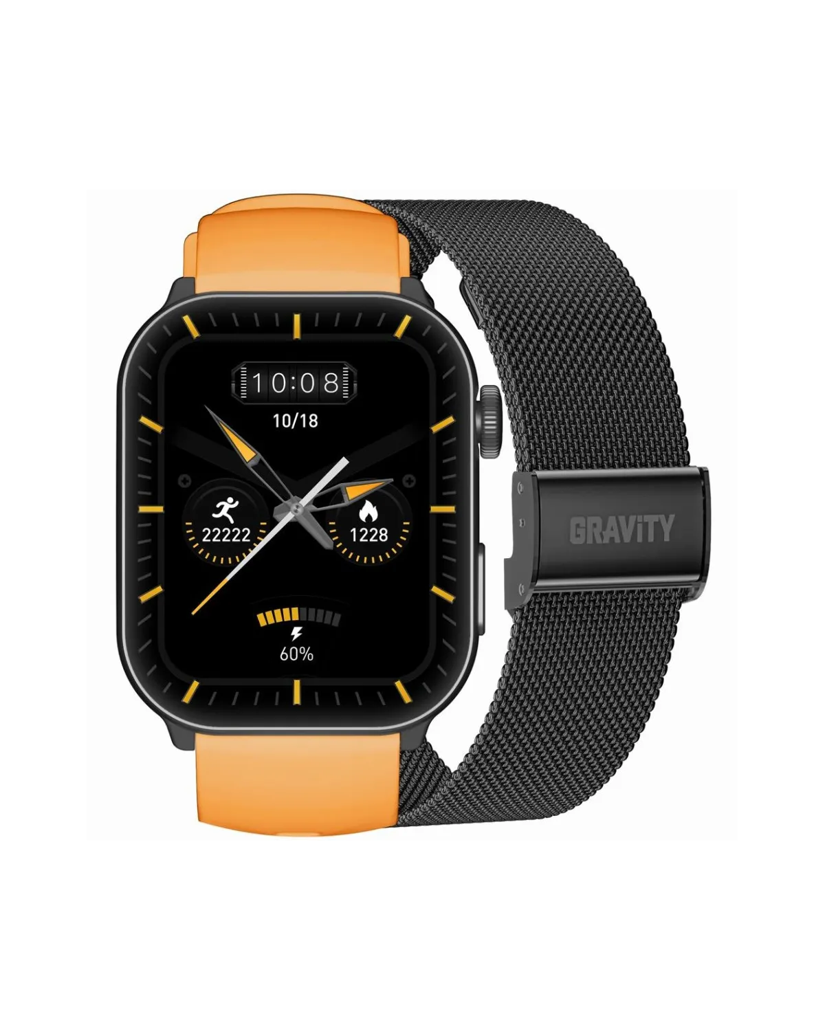 SMARTWATCH UNISEX GRAVITY GT28-2 - ROZMOWY BLUETOOTH, DODATKOWY PASEK (sg037b) SMARTWATCH UNISEX GRAVITY GT28-2 - ROZMOWY BLUETOOTH, DODATKOWY PASEK (sg037b)