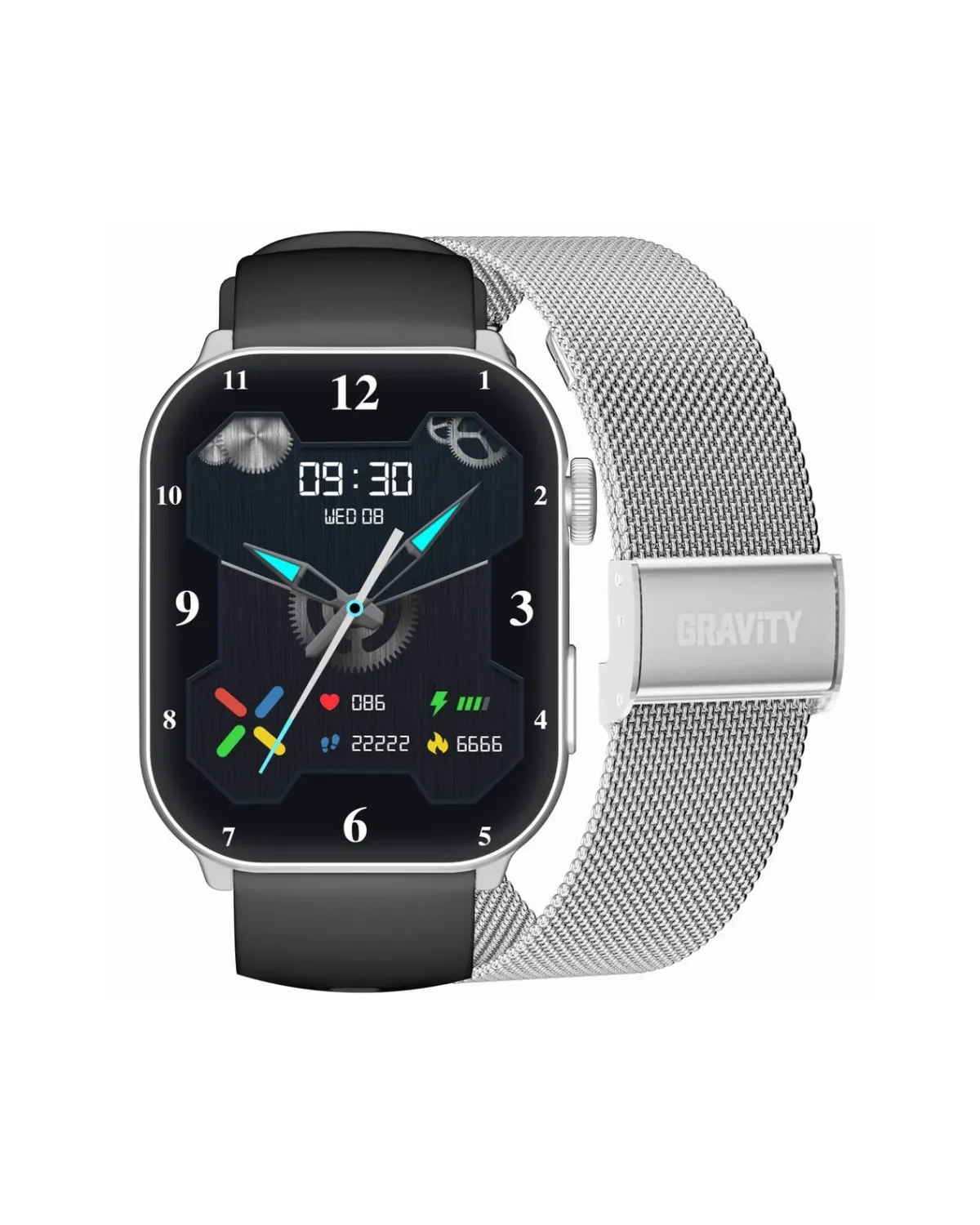 SMARTWATCH UNISEX GRAVITY GT28-9 - ROZMOWY BLUETOOTH, DODATKOWY PASEK (sg037i) SMARTWATCH UNISEX GRAVITY GT28-9 - ROZMOWY BLUETOOTH, DODATKOWY PASEK (sg037i)
