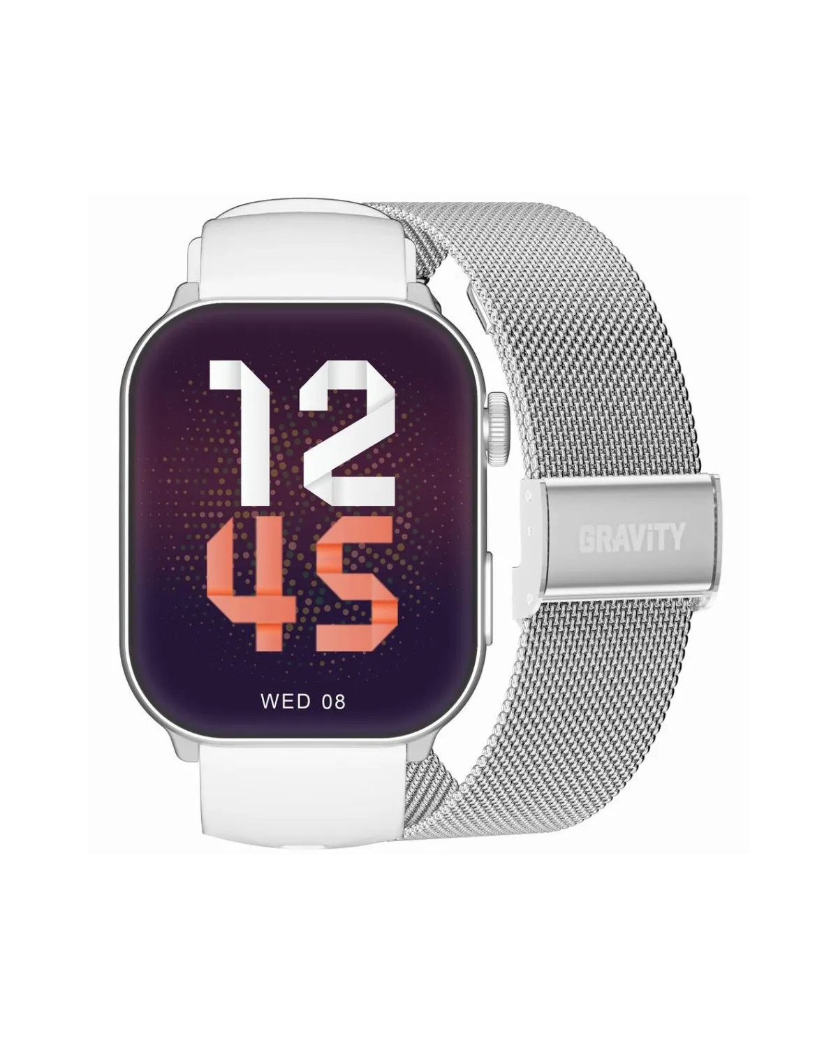 SMARTWATCH UNISEX GRAVITY GT28-10 - ROZMOWY BLUETOOTH, DODATKOWY PASEK (sg037j)