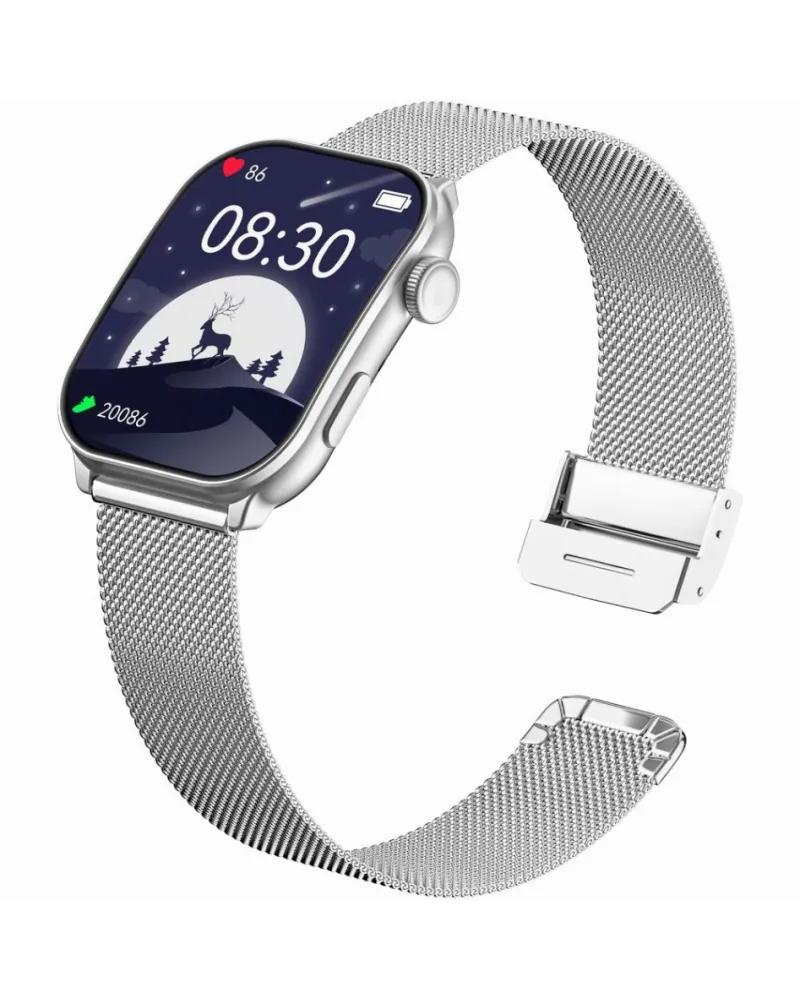 SMARTWATCH UNISEX GRAVITY GT28-10 - ROZMOWY BLUETOOTH, DODATKOWY PASEK (sg037j)