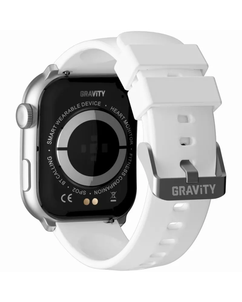 SMARTWATCH UNISEX GRAVITY GT28-10 - ROZMOWY BLUETOOTH, DODATKOWY PASEK (sg037j)