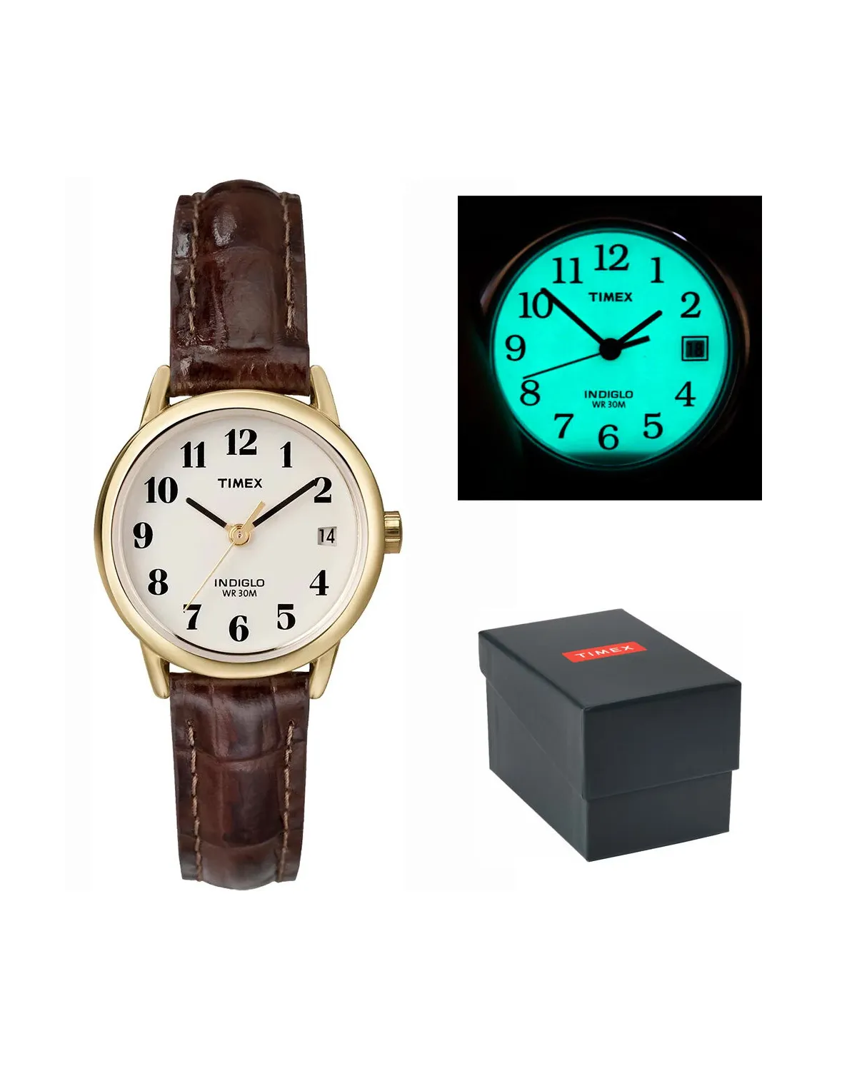 ZEGAREK DAMSKI TIMEX Easy Reader T20071 INDIGLO + BOX