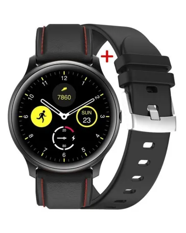 SMARTWATCH MĘSKI G. Rossi G.RSWSF1-1A1-1 black + dodatkowy PASEK (sg003e)