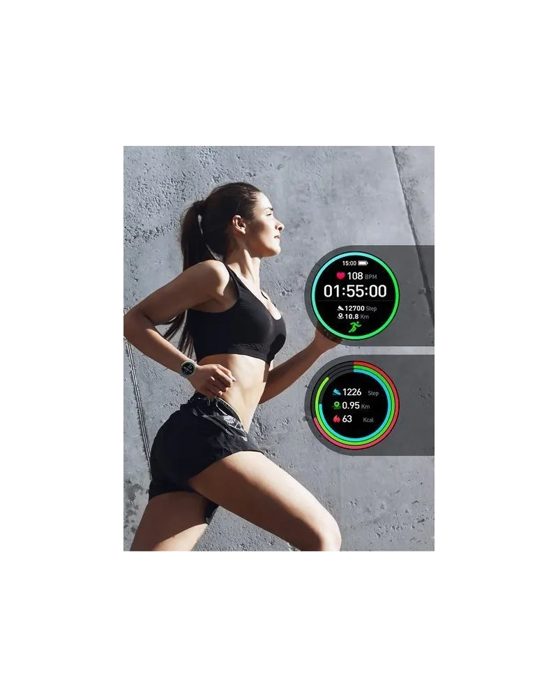 SMARTWATCH UNISEX G. Rossi SW015-3 silver (sg010c)