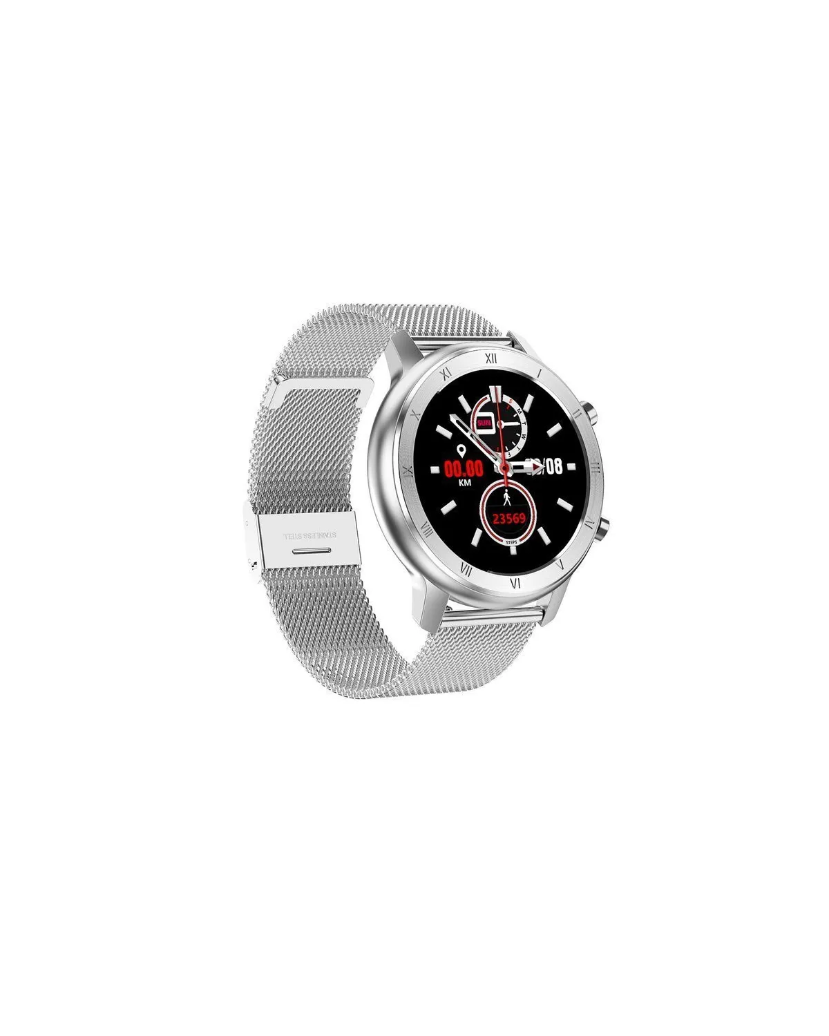 SMARTWATCH UNISEX Pacific 17-3 Bransoleta - srebrna + dodatkowy PASEK (sy010c) SMARTWATCH UNISEX Pacific 17-3 Bransoleta - srebrna + dodatkowy PASEK (sy010c)