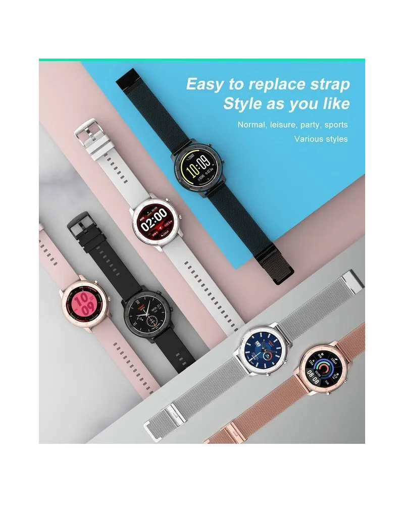 SMARTWATCH UNISEX Pacific 17-3 Bransoleta - srebrna + dodatkowy PASEK (sy010c) SMARTWATCH UNISEX Pacific 17-3 Bransoleta - srebrna + dodatkowy PASEK (sy010c)