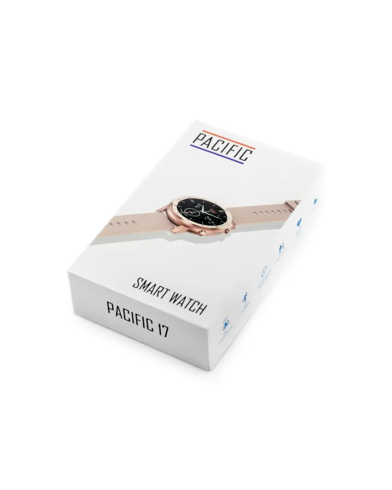 SMARTWATCH UNISEX Pacific 17-3 Bransoleta - srebrna + dodatkowy PASEK (sy010c) SMARTWATCH UNISEX Pacific 17-3 Bransoleta - srebrna + dodatkowy PASEK (sy010c)