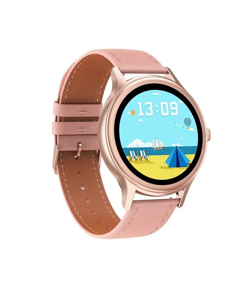 SMARTWATCH DAMSKI PACIFIC 18-1 - BRANSOLETA + PASEK: Rosegold / Różowy (sy015a)