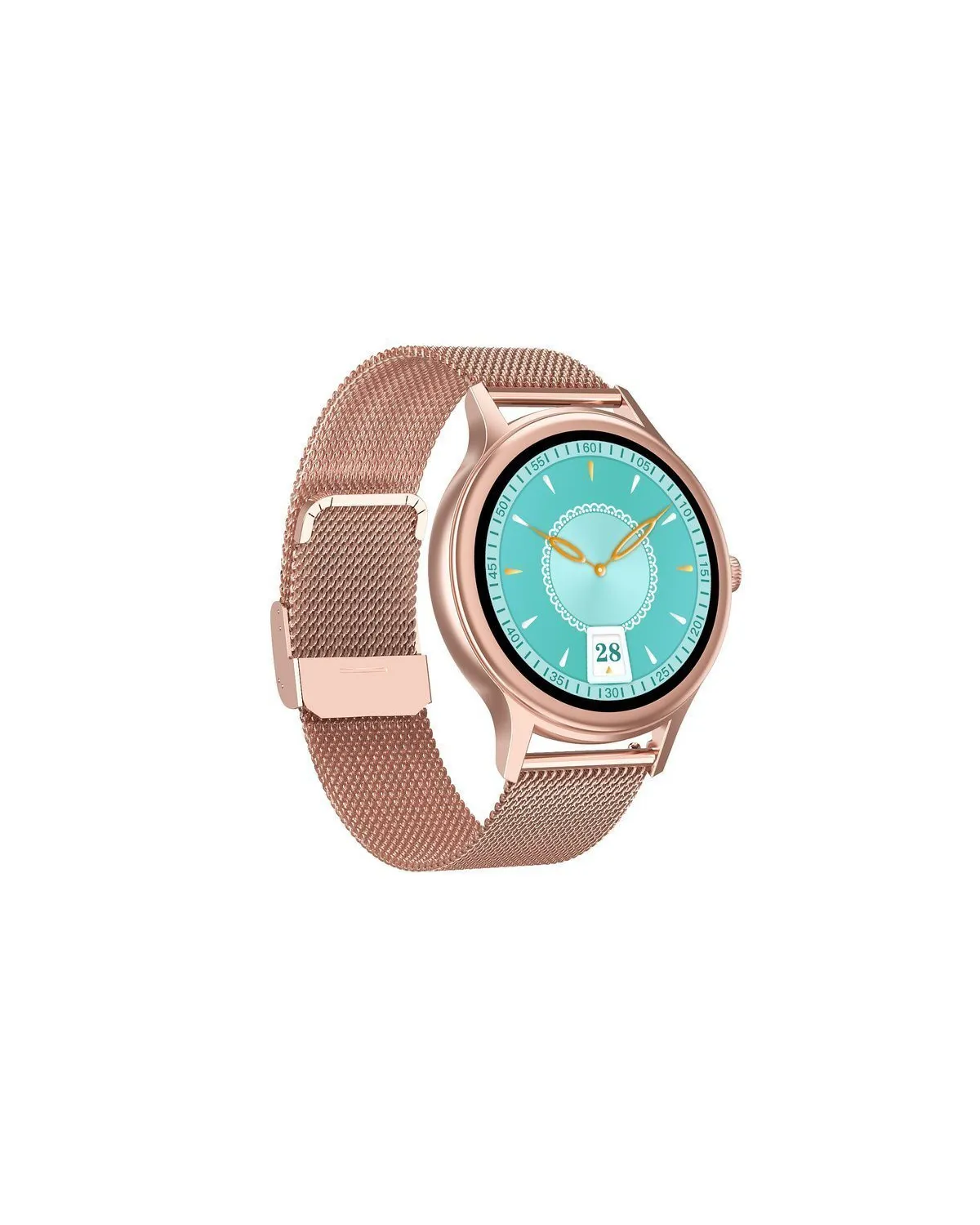 SMARTWATCH DAMSKI PACIFIC 18-2 - BRANSOLETA + PASEK: Rosegold / Biały (sy015b) SMARTWATCH DAMSKI PACIFIC 18-2 - BRANSOLETA + PASEK: Rosegold / Biały (sy015b)