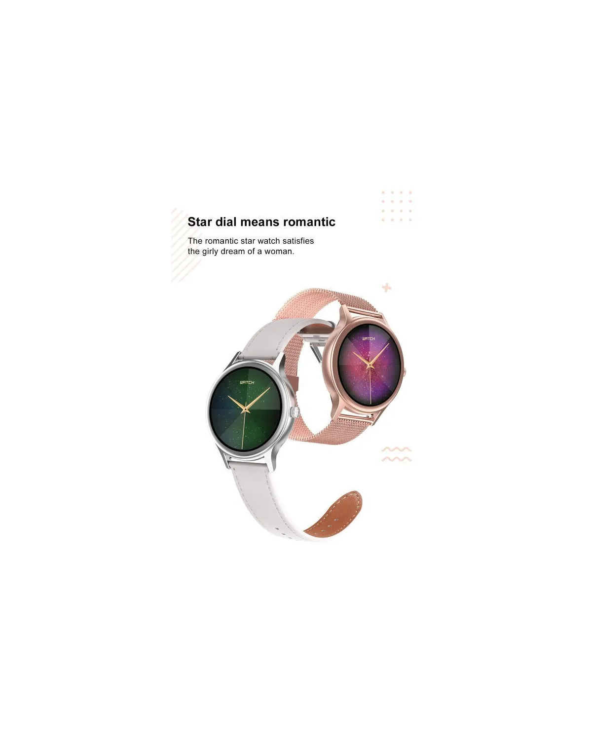 SMARTWATCH DAMSKI PACIFIC 18-2 - BRANSOLETA + PASEK: Rosegold / Biały (sy015b) SMARTWATCH DAMSKI PACIFIC 18-2 - BRANSOLETA + PASEK: Rosegold / Biały (sy015b)