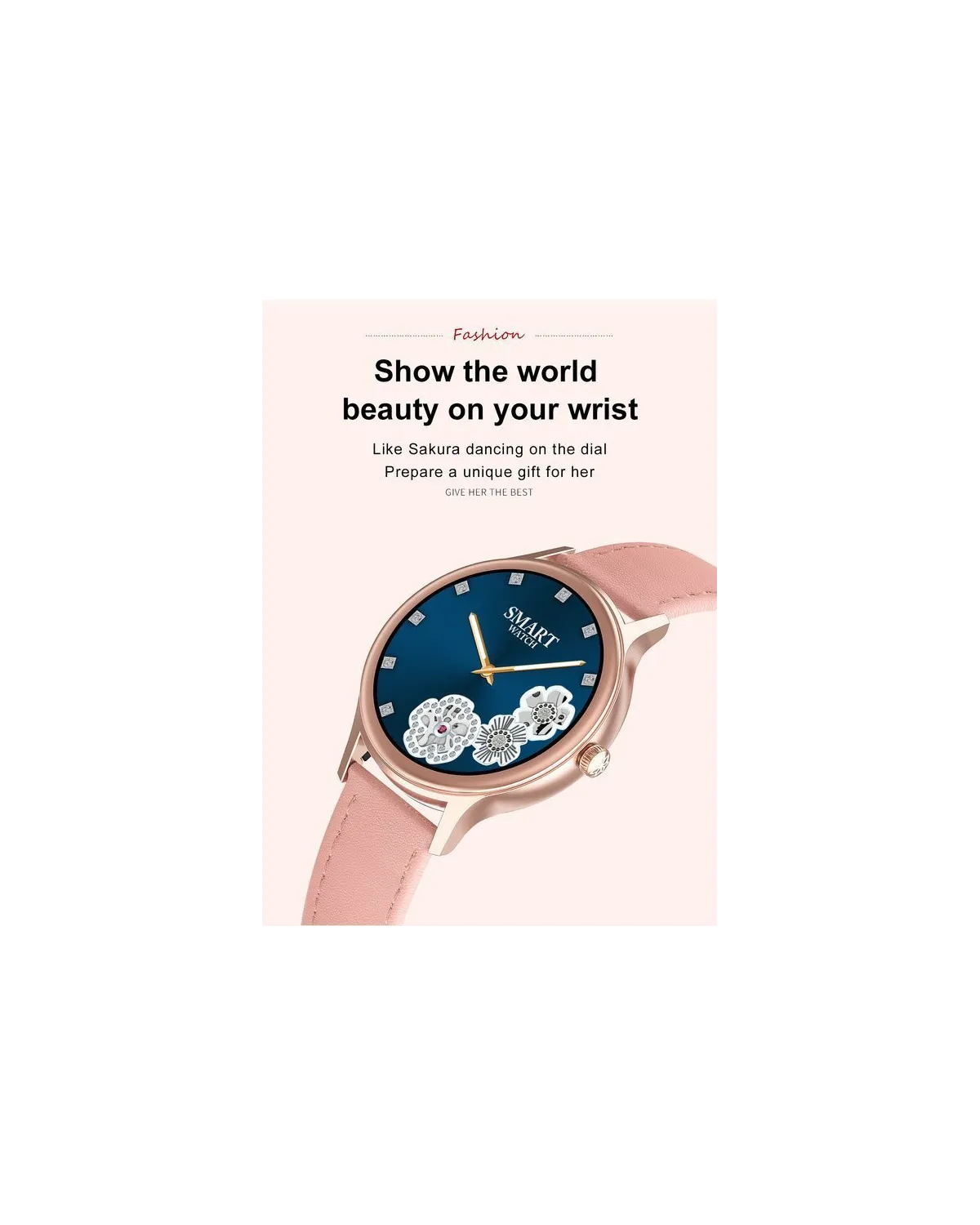 SMARTWATCH DAMSKI PACIFIC 18-2 - BRANSOLETA + PASEK: Rosegold / Biały (sy015b) SMARTWATCH DAMSKI PACIFIC 18-2 - BRANSOLETA + PASEK: Rosegold / Biały (sy015b)