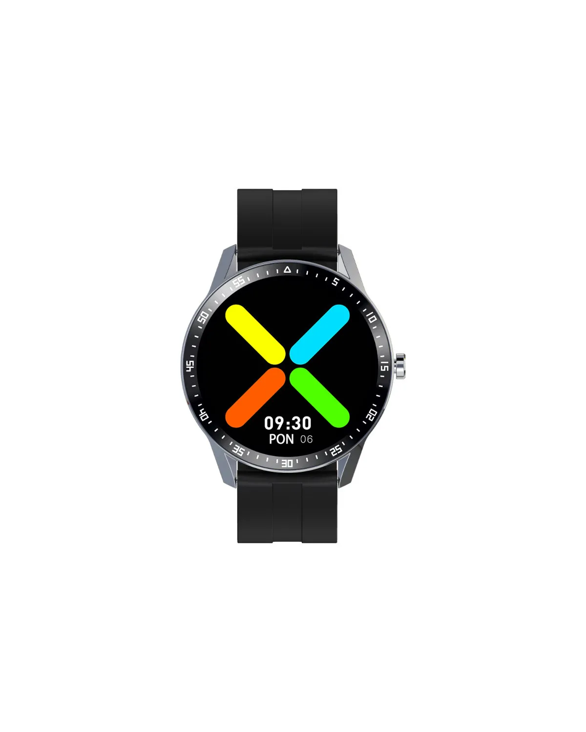 SMARTWATCH MĘSKI G. Rossi SW018-1 silver/black (sg012a) WŁASNE TARCZE SMARTWATCH MĘSKI G. Rossi SW018-1 silver/black (sg012a) WŁASNE TARCZE