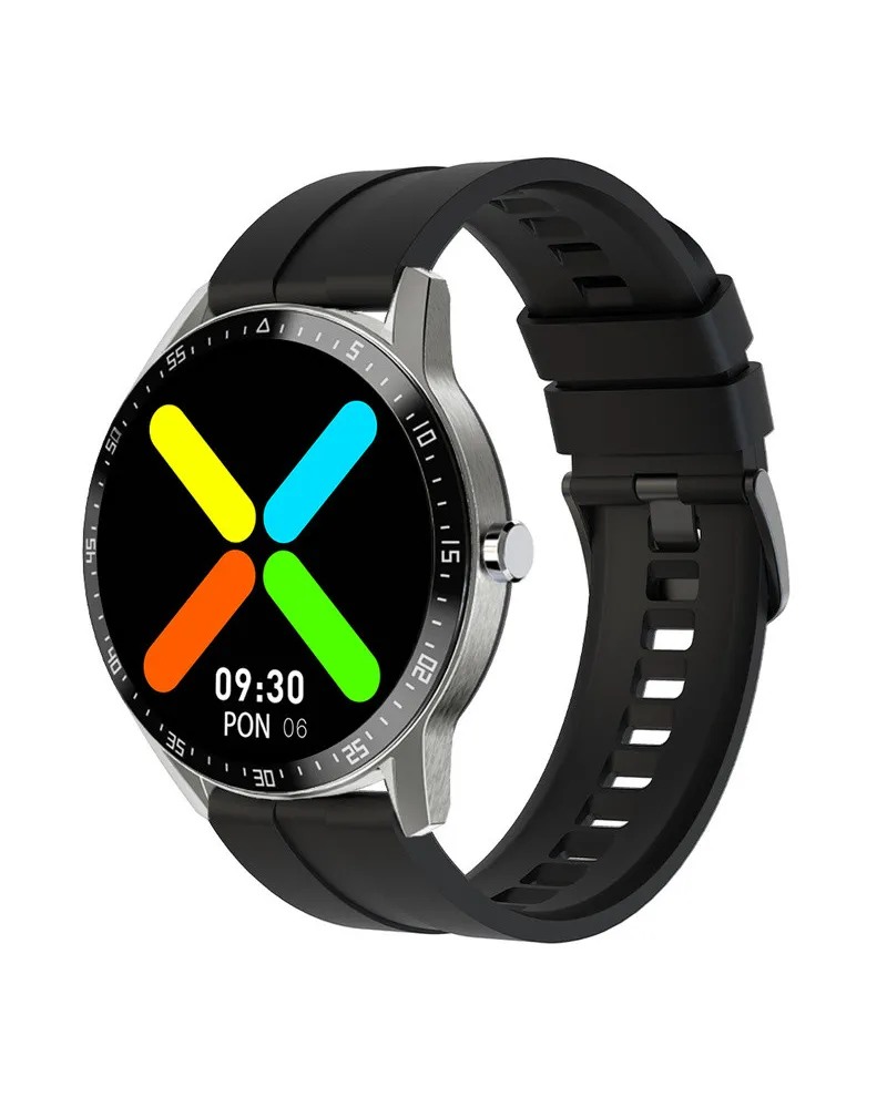 SMARTWATCH MĘSKI G. Rossi SW018-1 silver/black (sg012a) WŁASNE TARCZE SMARTWATCH MĘSKI G. Rossi SW018-1 silver/black (sg012a) WŁASNE TARCZE