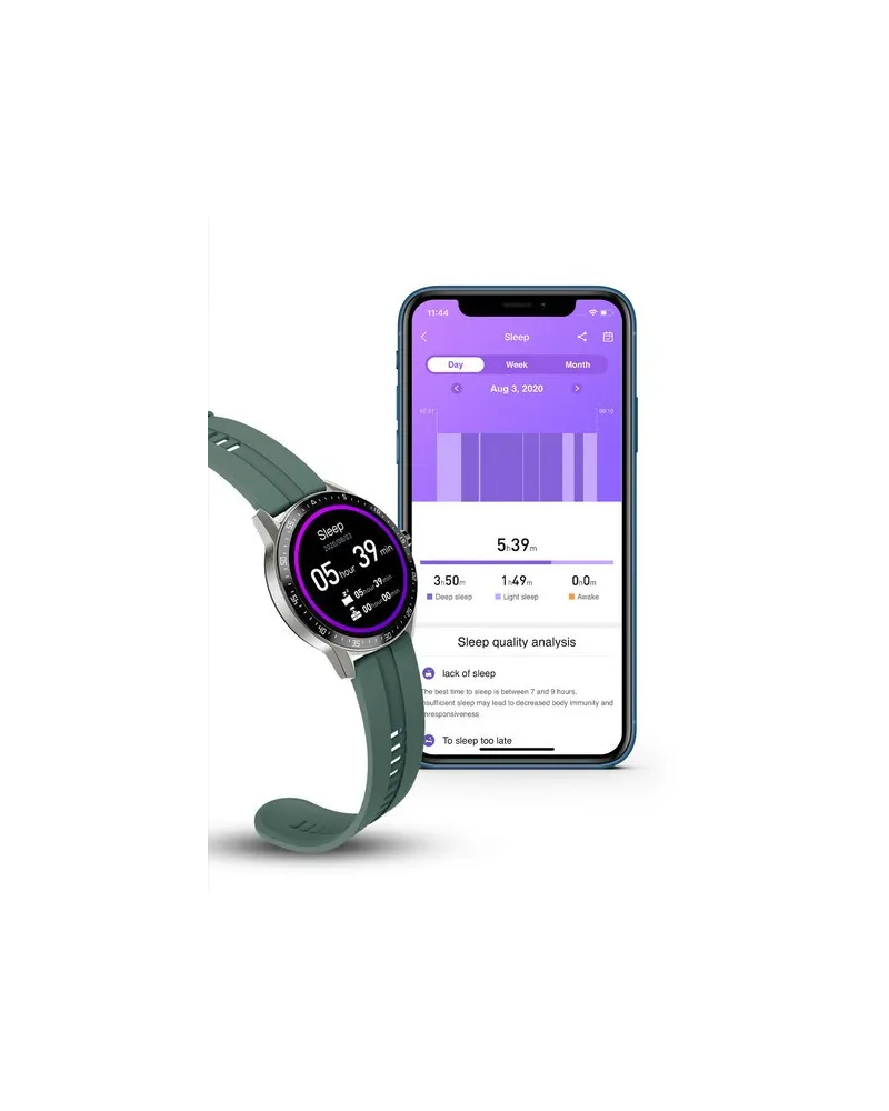 SMARTWATCH MĘSKI G. Rossi SW018-2 silver/gray (sg012b) WŁASNE TARCZE