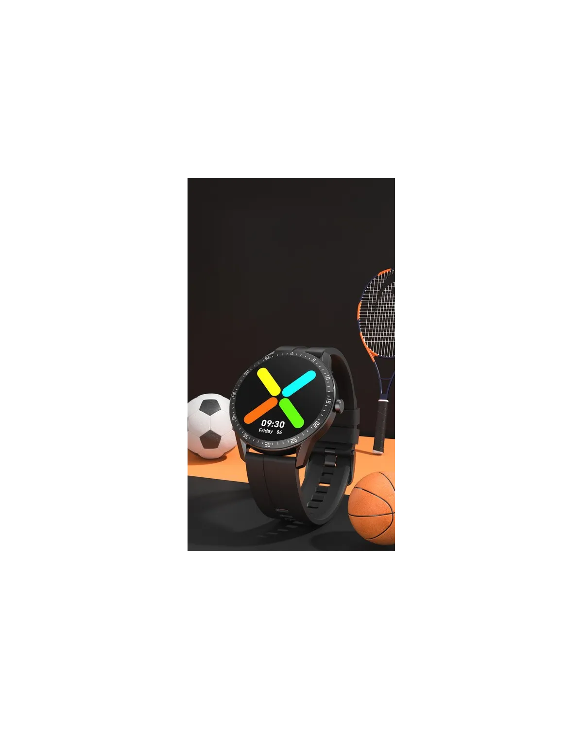 SMARTWATCH MĘSKI G. Rossi SW018-2 silver/gray (sg012b) WŁASNE TARCZE