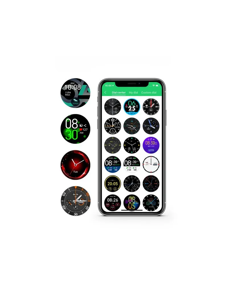 SMARTWATCH MĘSKI G. Rossi SW018-4 black/red (sg012d) WŁASNE TARCZE SMARTWATCH MĘSKI G. Rossi SW018-4 black/red (sg012d) WŁASNE TARCZE
