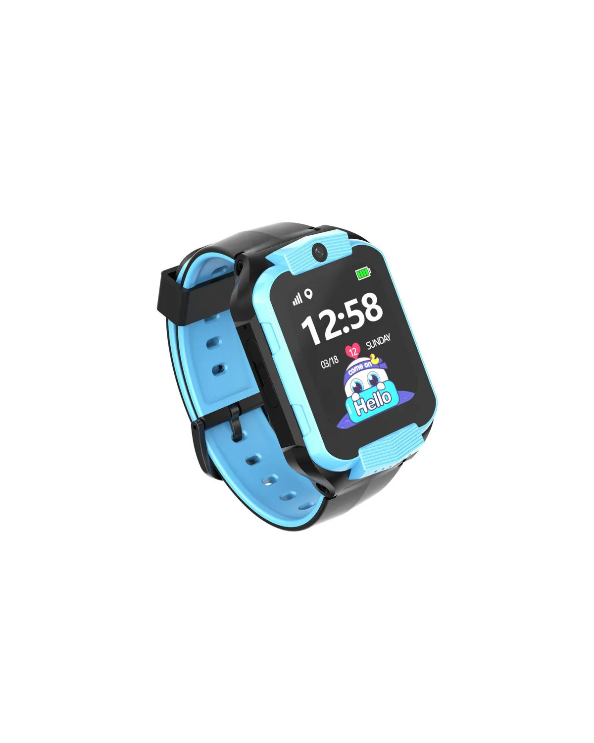 SMARTWATCH DZIECIĘCY PACIFIC 32-2 KIDS - blue / black (sy028b)