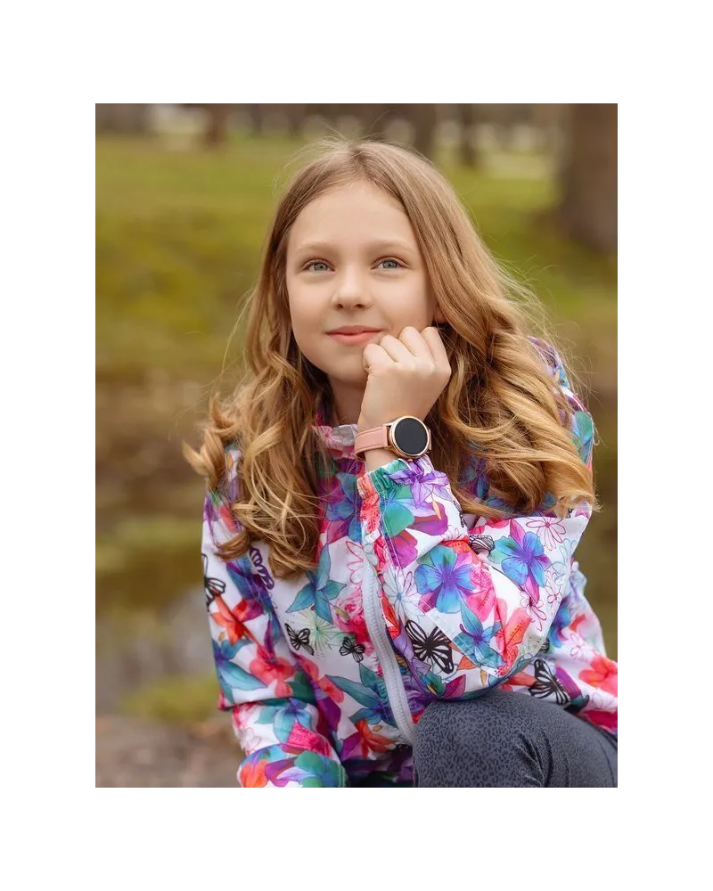 SMARTWATCH DAMSKI PACIFIC 18-6 - DWA PASKI: Różowy / Biały (sy015f)