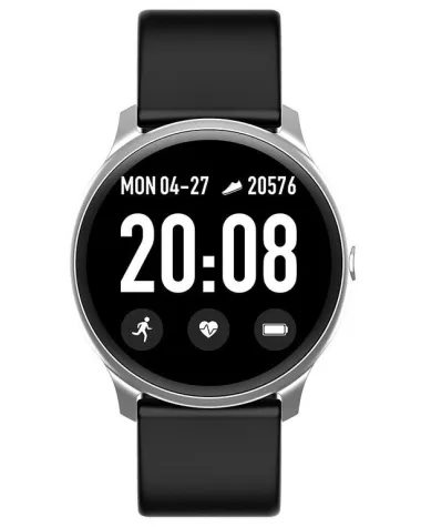 SMARTWATCH UNISEX G. Rossi SW010-5 silver/black (sg005f)