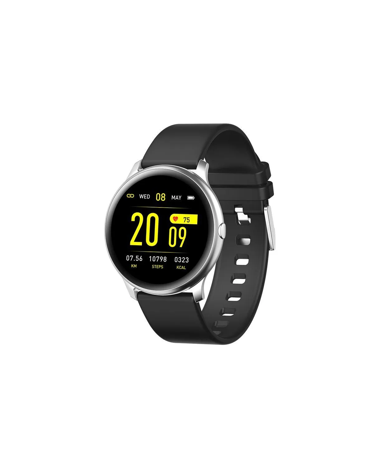 SMARTWATCH UNISEX G. Rossi SW010-5 silver/black (sg005f)