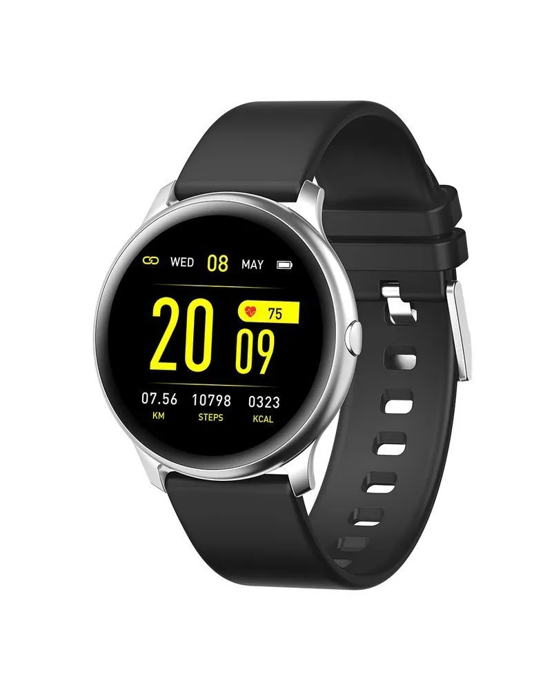 SMARTWATCH UNISEX G. Rossi SW010-5 silver/black (sg005f)