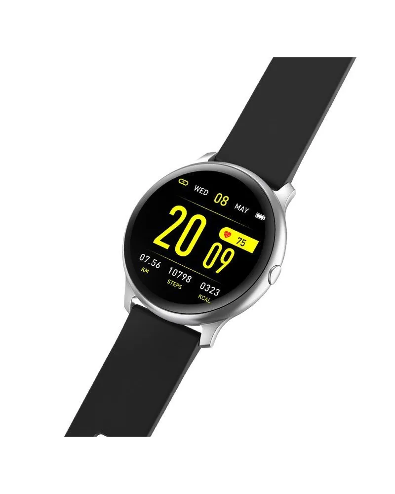 SMARTWATCH UNISEX G. Rossi SW010-5 silver/black (sg005f)