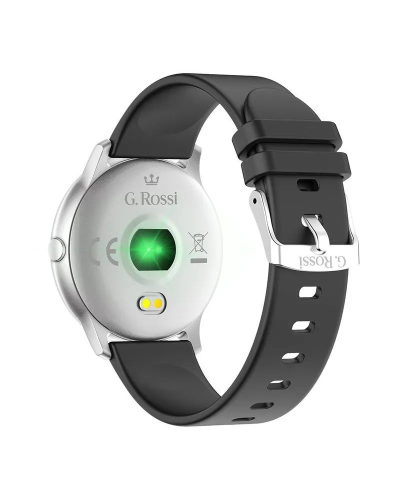 SMARTWATCH UNISEX G. Rossi SW010-5 silver/black (sg005f)