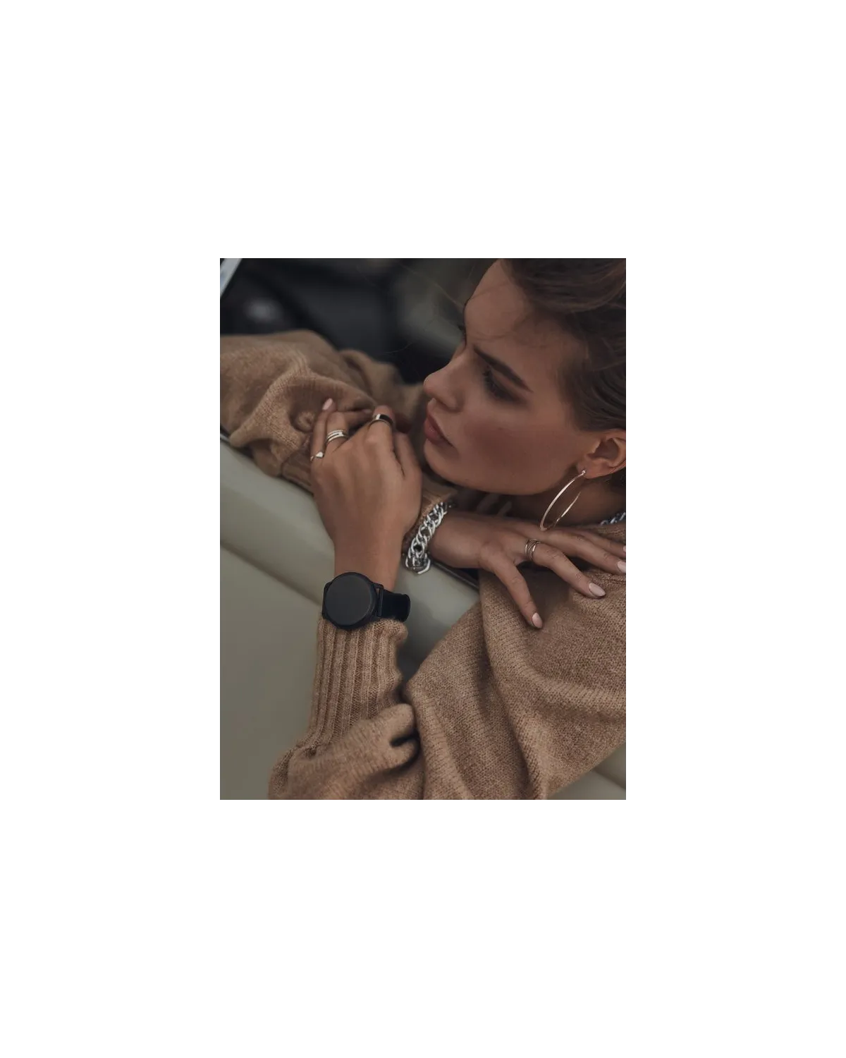 SMARTWATCH UNISEX G. Rossi SW010-13 silver/black (sg005m) SMARTWATCH UNISEX G. Rossi SW010-13 silver/black (sg005m)