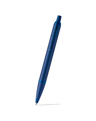 Długopis + Pióro Parker IM Professionals Monochrome Blue z grawerem (2172966/2)